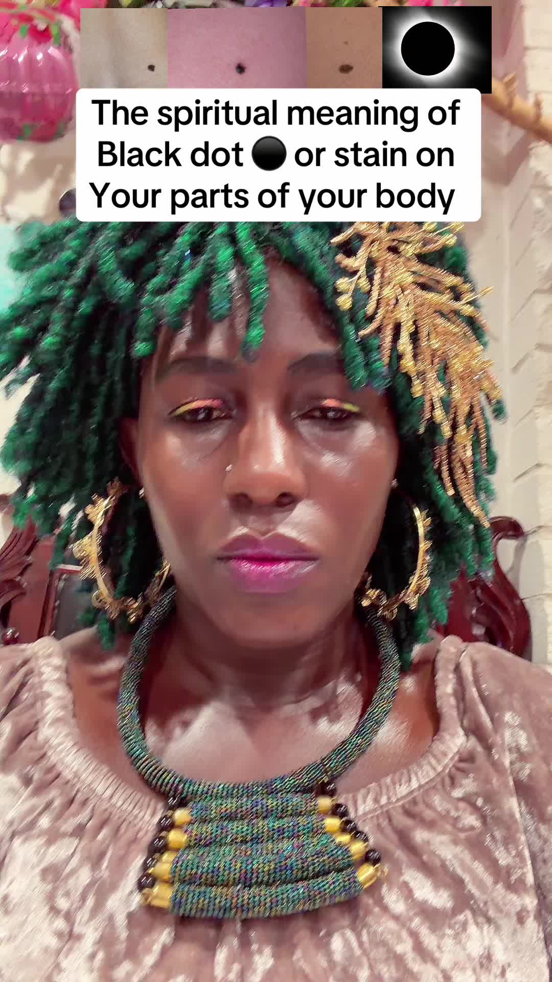 @africanmarketcolo — The spiritual meaning of black dot ⚫️ on your parts of your body. #blackdots #birthmark #spirituality #spiritual #fyppppppppppppppppppppppp 