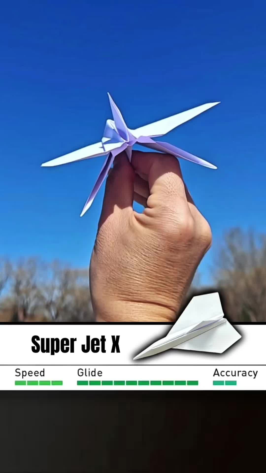 @vvvreview688 — My new paper airplane model can easily fly 300 FEET (Please help me name it) #vvvreview #papercraft #origami #bestplane #paperairplane 