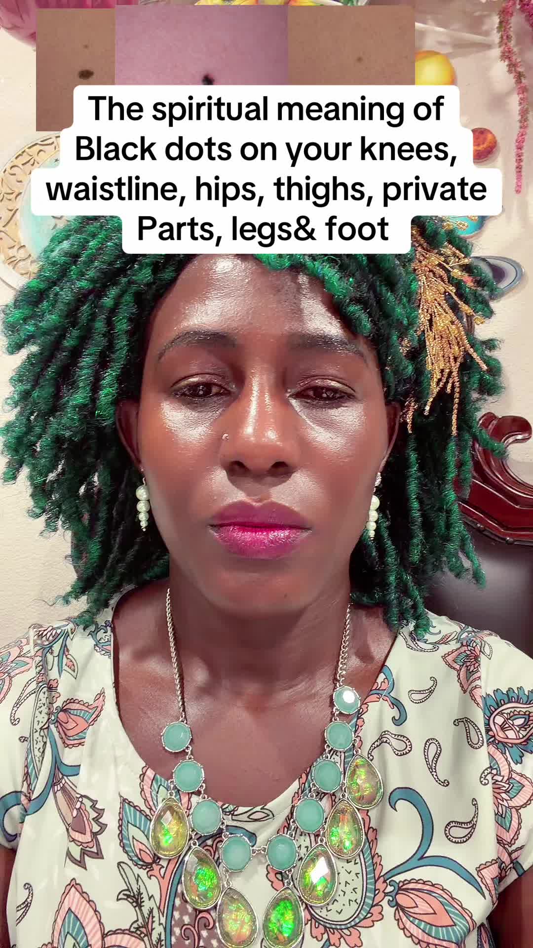 @africanmarketcolo — The spiritual meaning of black dots on your knees, waistline, thighs, private areas, hips & legs#blackdots #birthmark #spirituality #spiritual #fyppppppppppppppppppppppp 