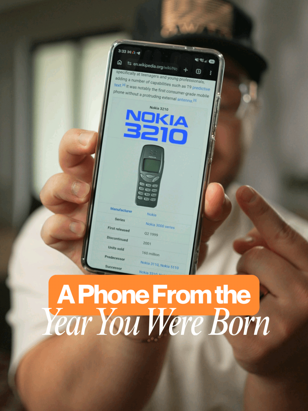 @imparkerburton — If you had to switch to a phone from the year you were born, what phone are you picking? #tech #android #imparkerburton #androidguy 