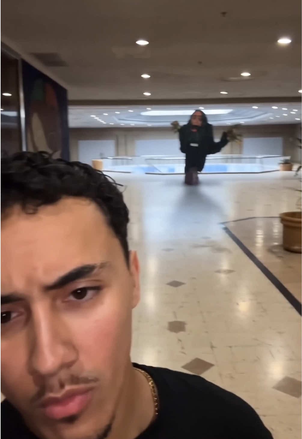 @kalzenzyx — This thing keep following me, should i run? #fyp #theoldestview #backrooms #viral #rollinggiant 
