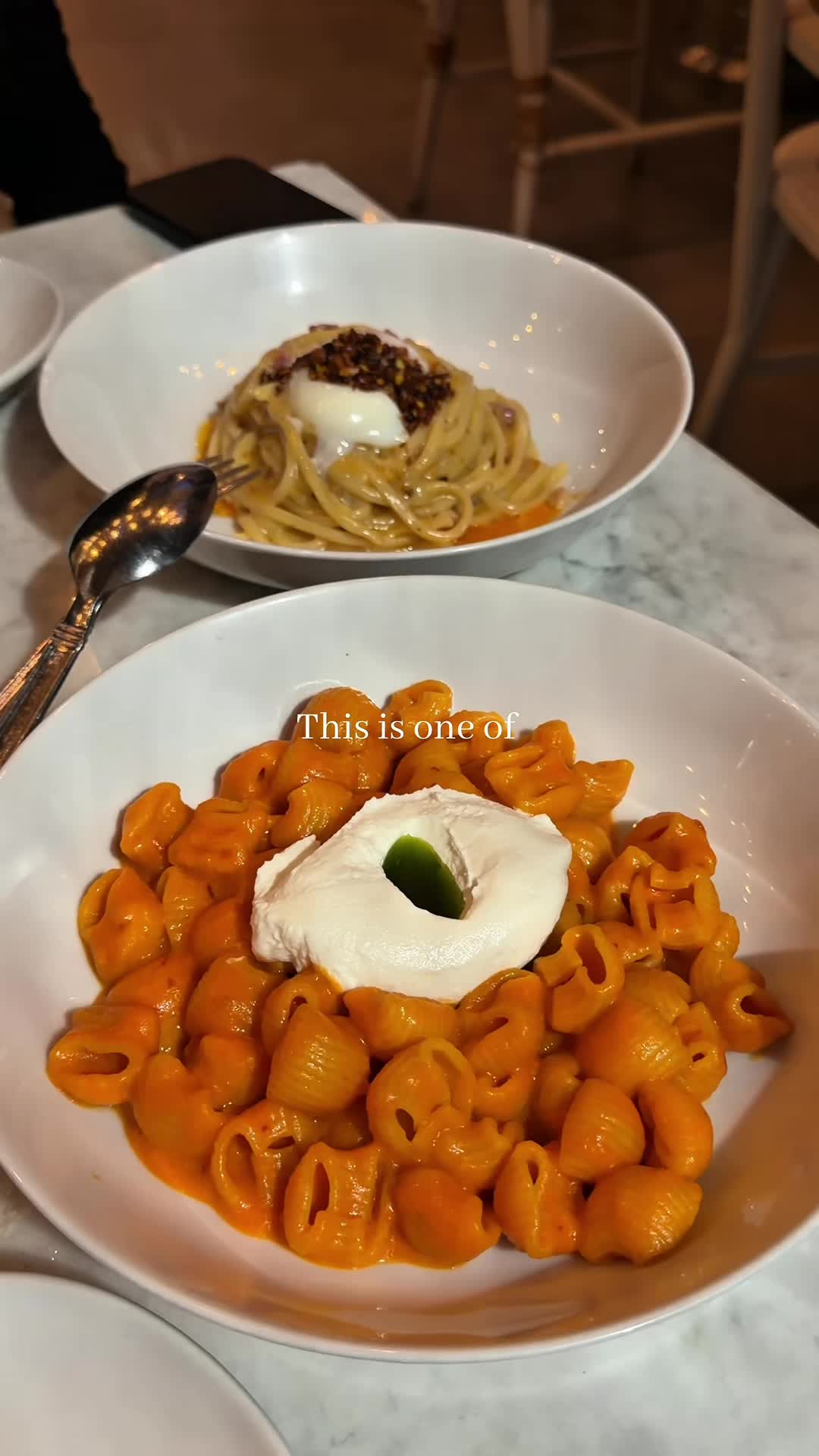 @savedyouaplace — This is some of the best pasta in LA. It’s in West Adams, and their spicy pomodoro is perfection. The vibe is perfect for a date night. It’s called Cento Pasta bar, and it’s one of my favorite restaur