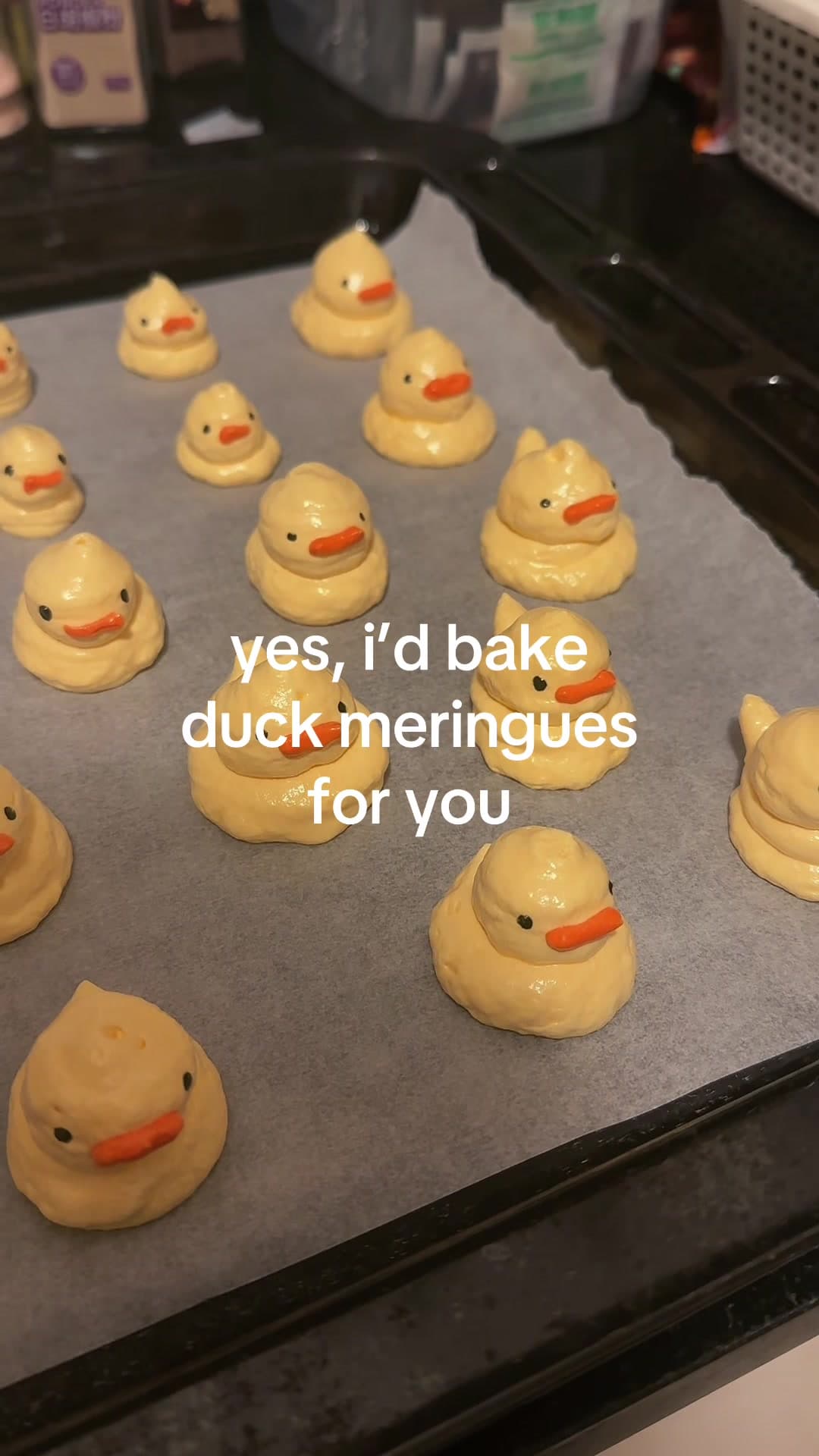 @a.wholestickofbutter — duck version #baking #recipe #meringues #fyp #fypシ 