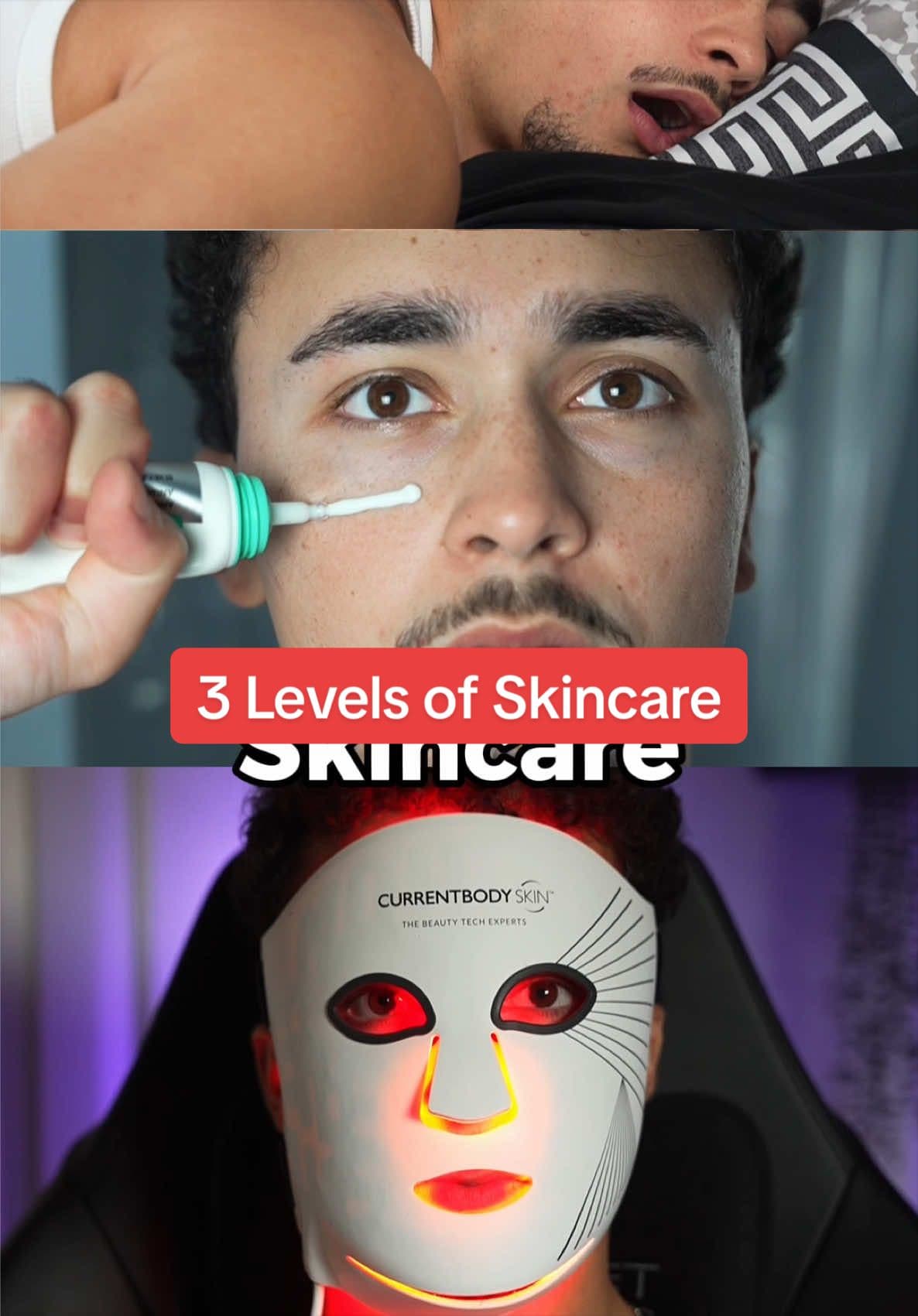 @pierredalati — 3 Levels of Skincare #skincare #skincareroutine #selfcare #fyp 