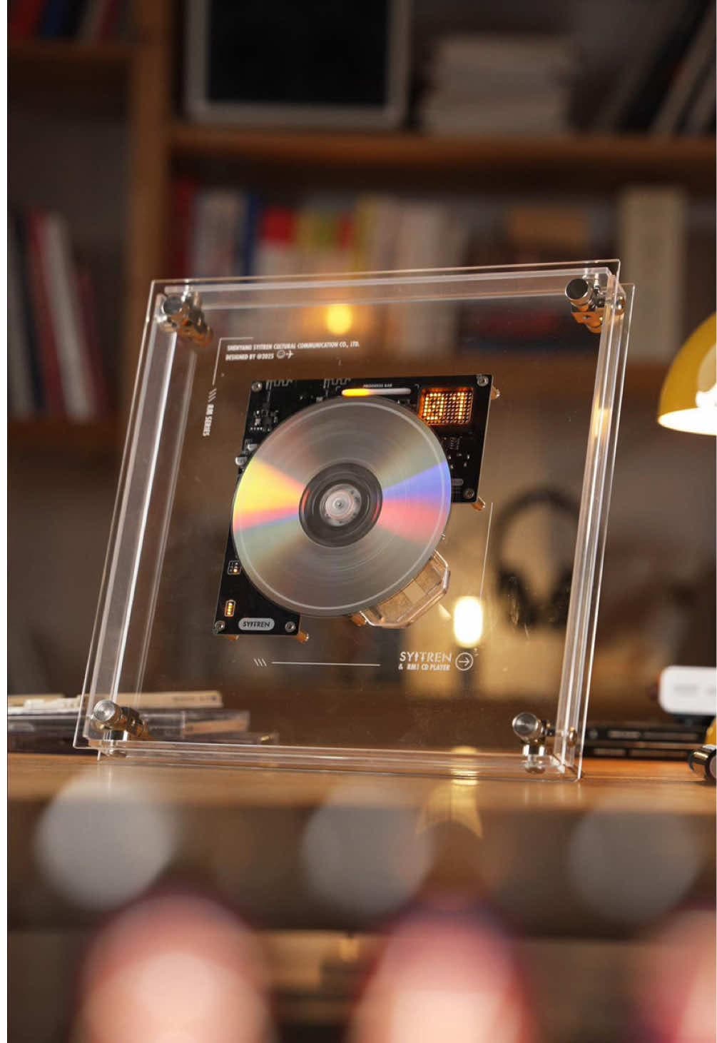 @retrotechlab — More than a CD player—it’s a living piece of art. Link in bio.