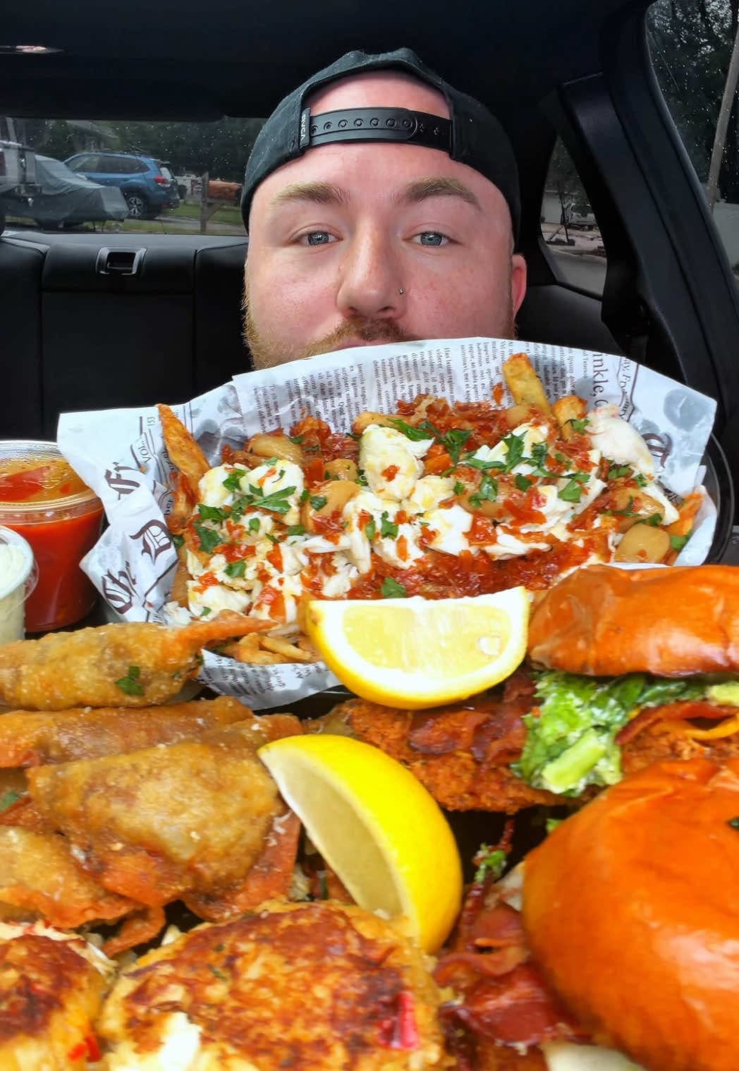 @codychows — @Jerseycoastcravings deserves all the business 😭🔥 #seafood #mukbangeatingshow #foodie #fypシ #viral 