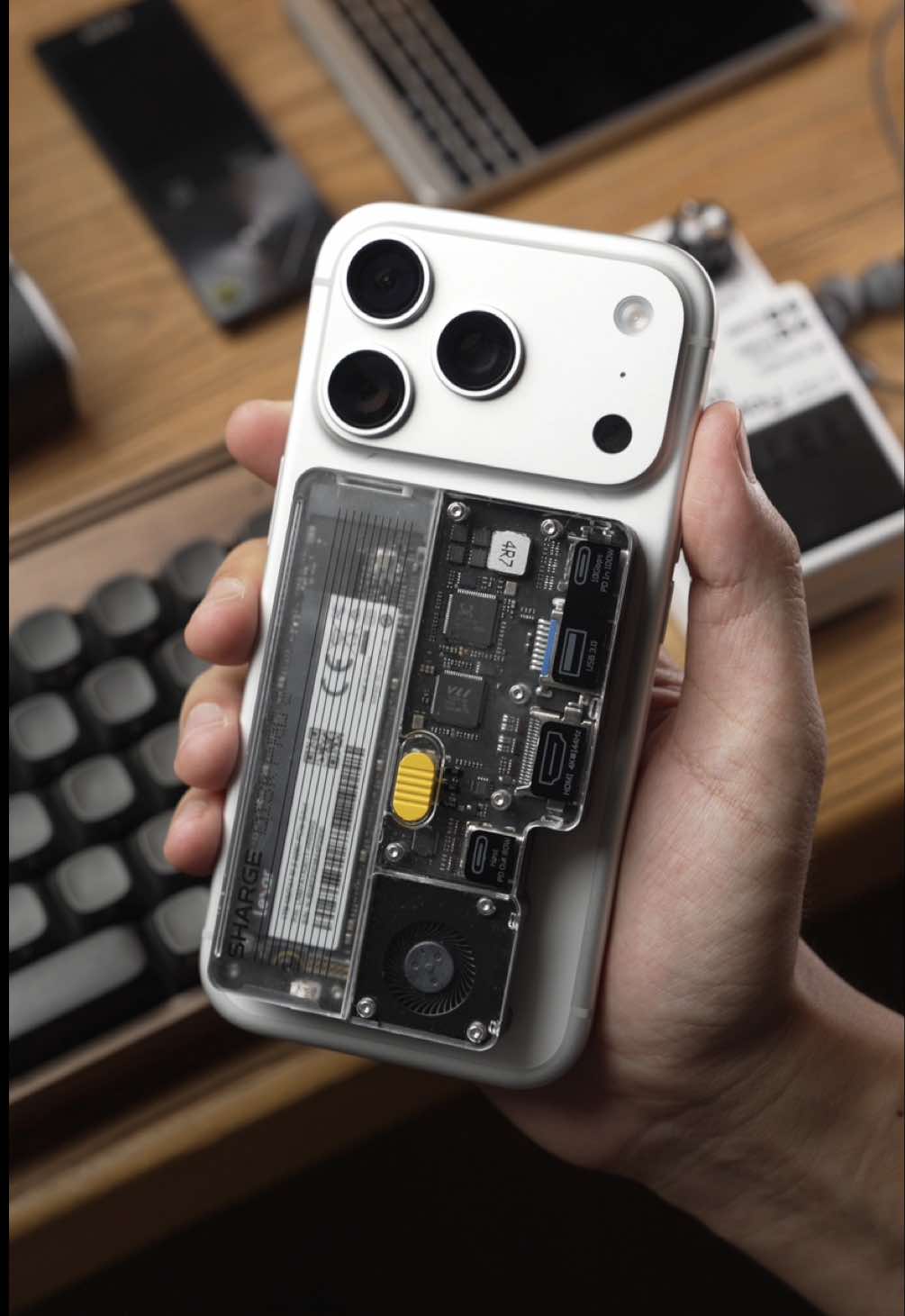 @retrotechlab — This might be the coolest SSD enclosure I've seen. Link in bio.