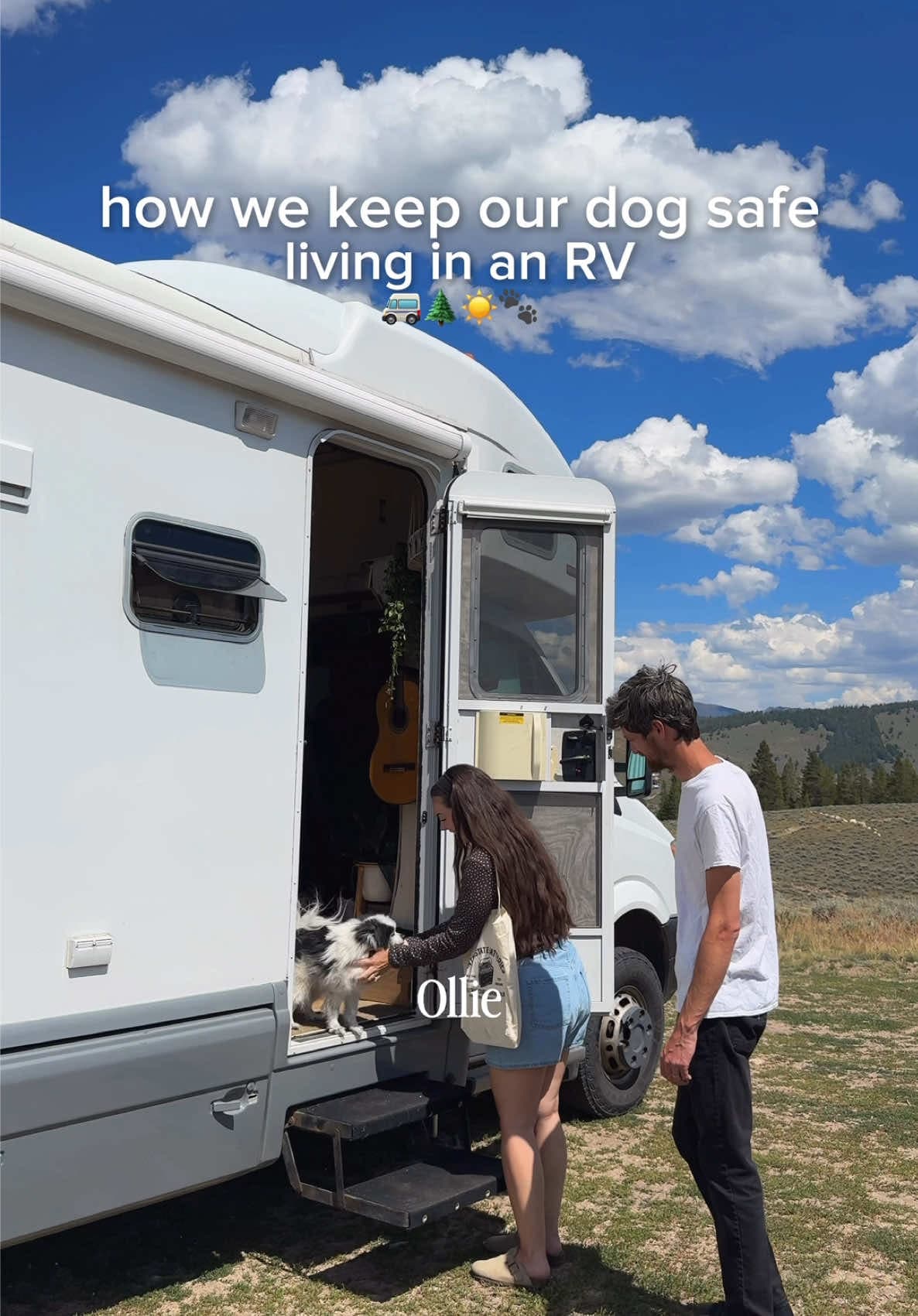 @madisonxtyler — “How do you leave Ollie in the RV while you're out?”