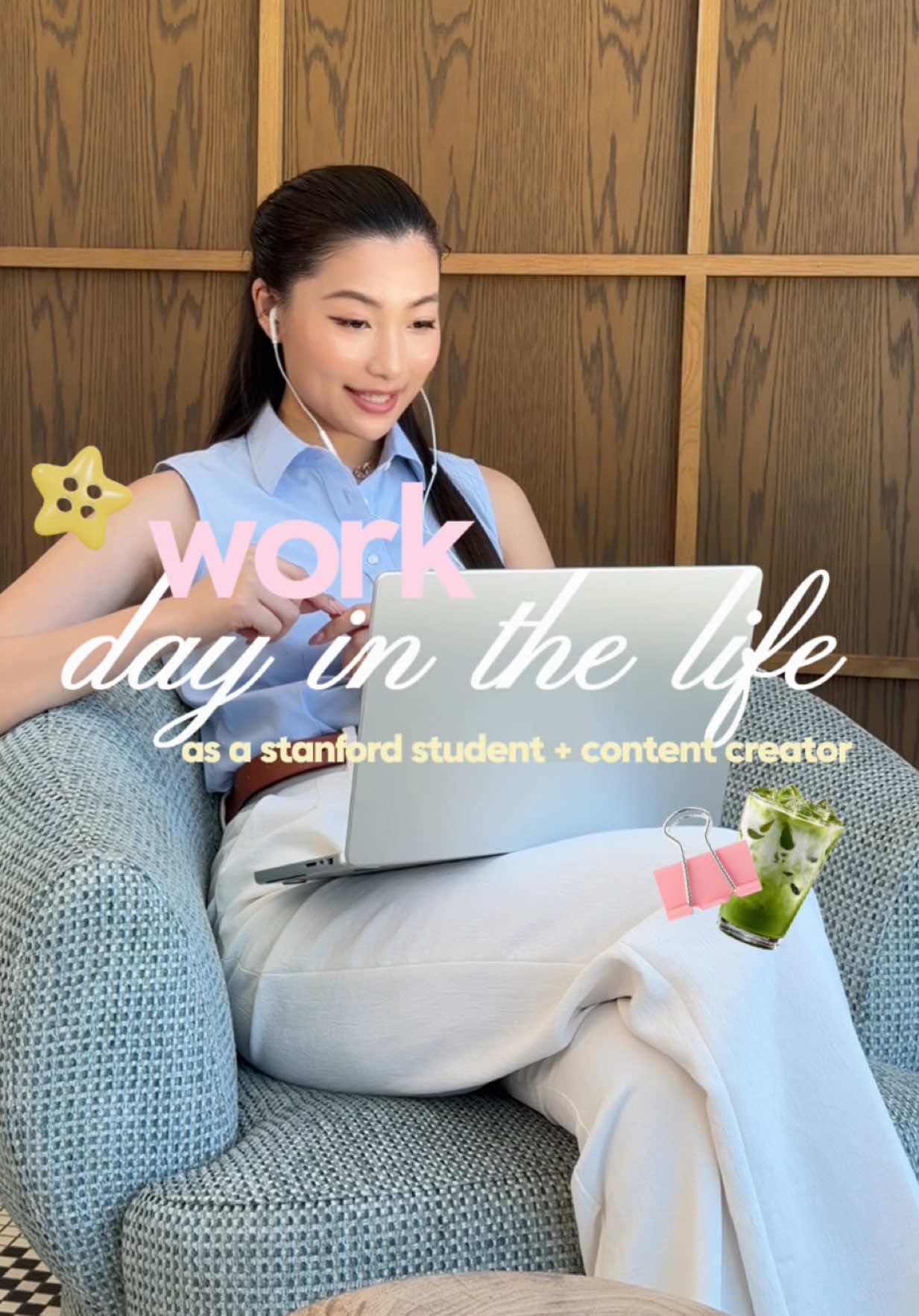 @mia_yilin — work day in my life as a stanford student and content creator 💫