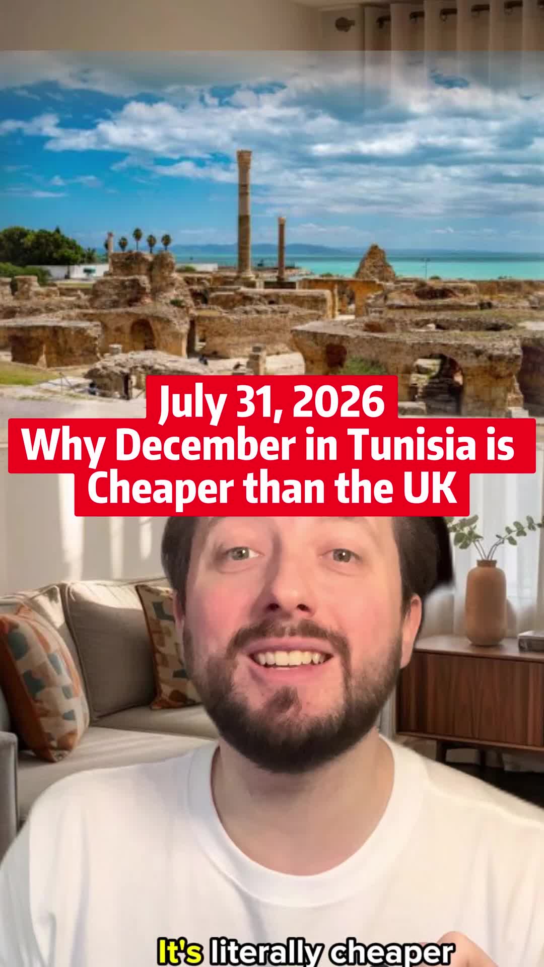 @givensloic — Is it really cheaper to holiday all December in Tunisia than living in the UK? 🏖️✨ Check out this all-inclusive deal for just £800! Say goodbye to the cold and hello to sunshine! Would you choose thi