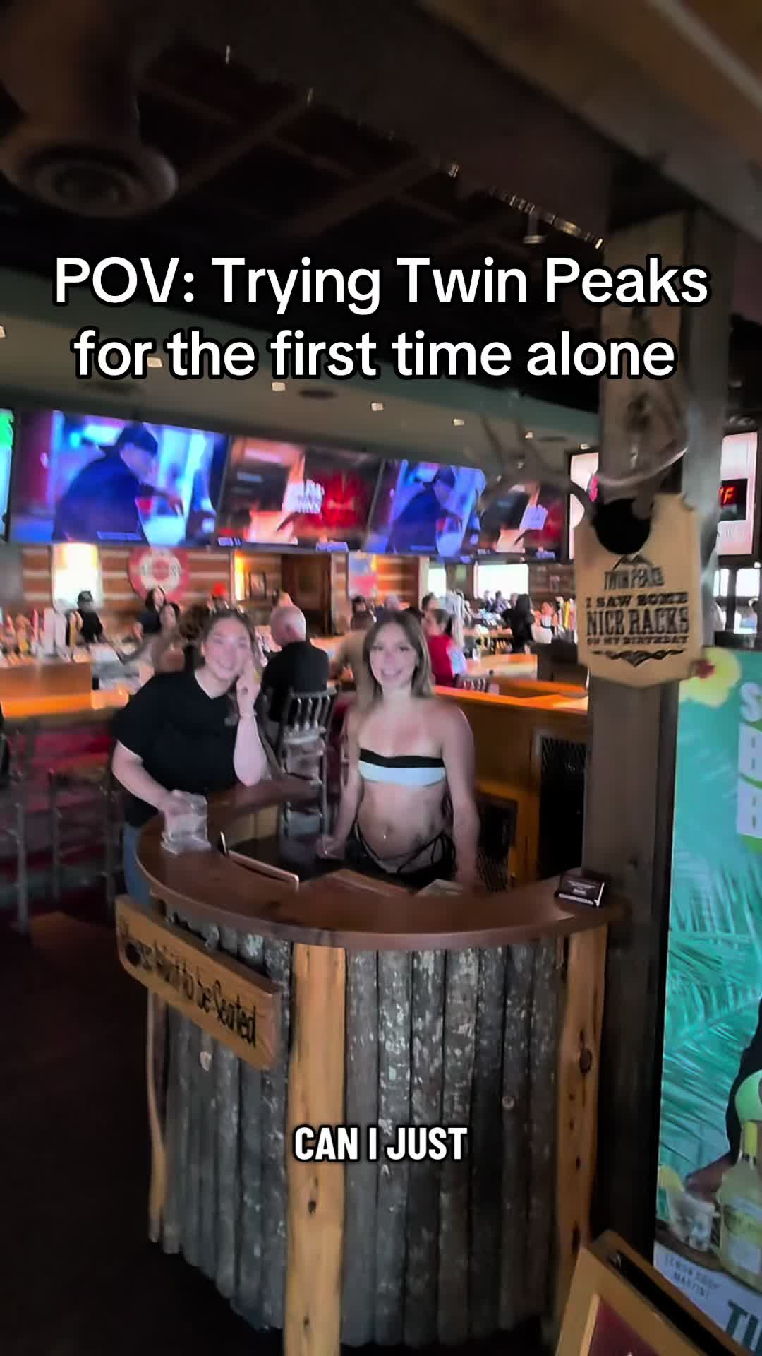 @price.eats — Trying @Twin Peaks Restaurants for the first time alone. Solo dinner at Twin Peaks. I got hot honey and spicy tai boneless wings. The food was so good. #twinpeaks #twinpeaksgirls #pov #vlog #solodate 