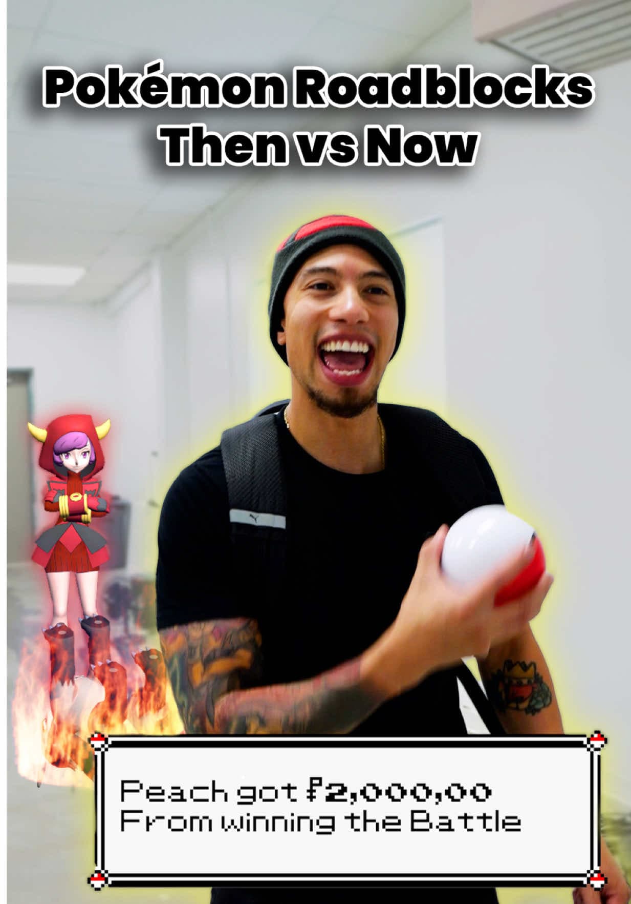 @peachmonkey — Pokémon Roadblocks Then vs Now #pokemon #gaming #nintendo #gamingnostalgia #gamingmemes 