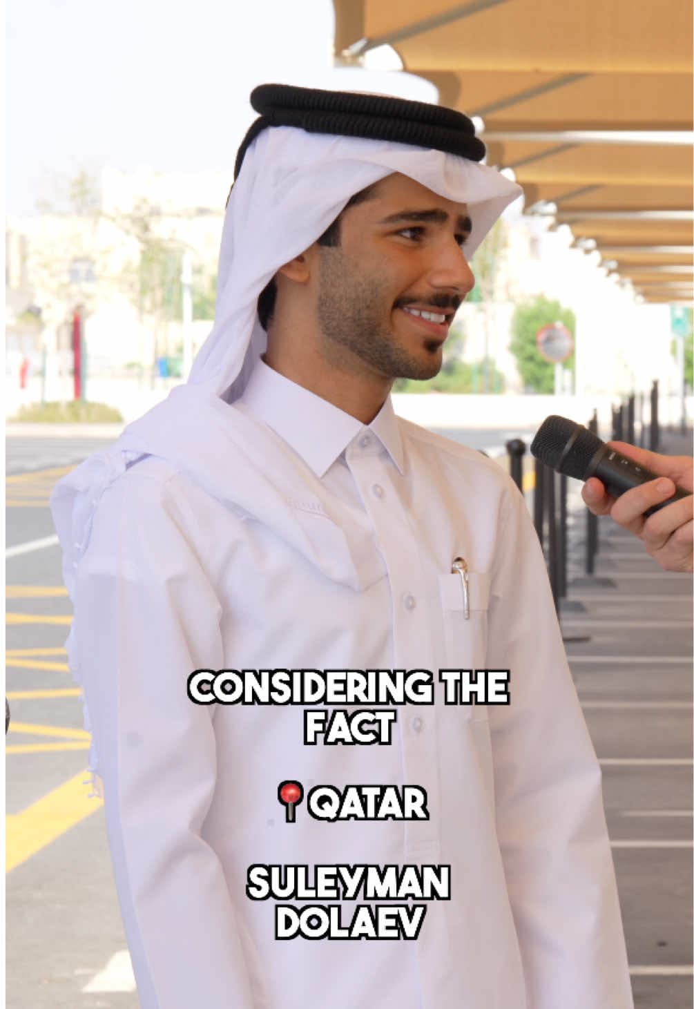 @suleymandolaev — I spent the day with him in Qatar