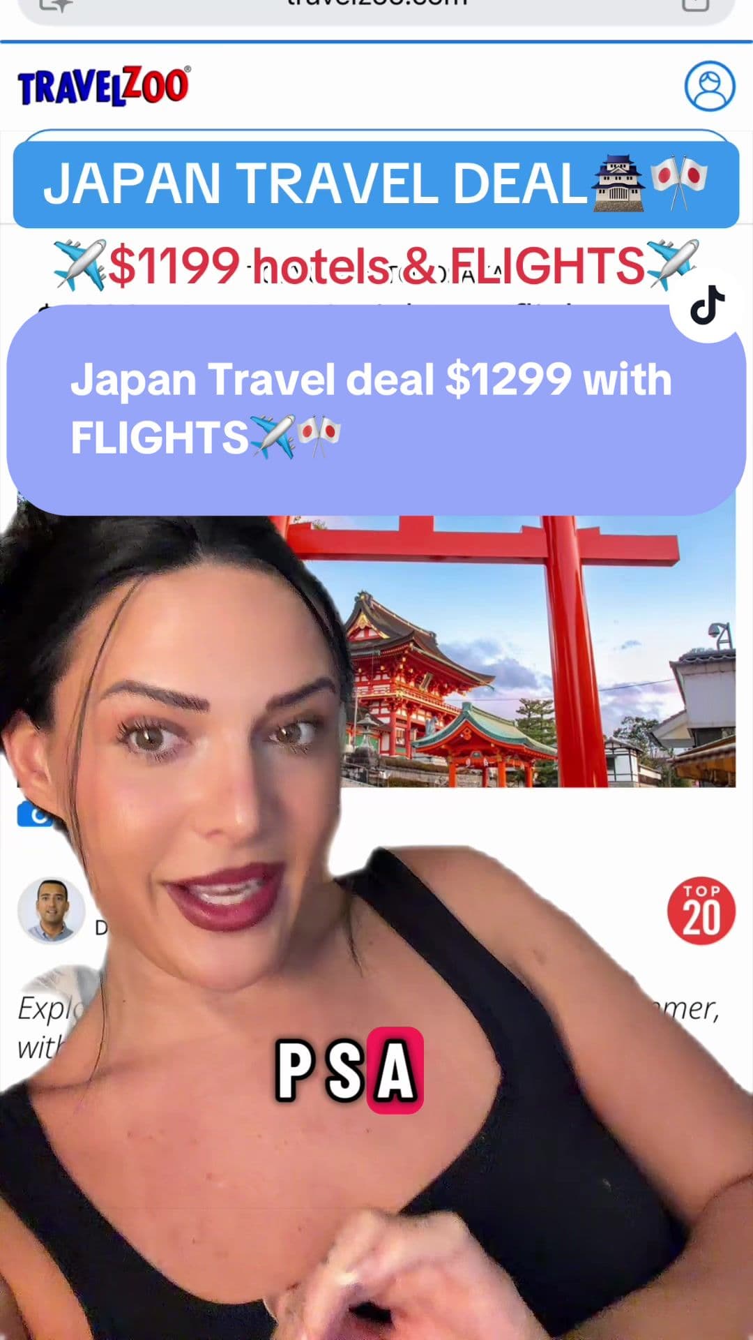 @madisonbrookstravel — This is the cheapest travel deal to Japan. I’ve ever seen… 1299 gets you round-trip flights in the United States and 10 nights of accommodation and three separate locations: Osaka, Kyoto, Tokyo! If yo