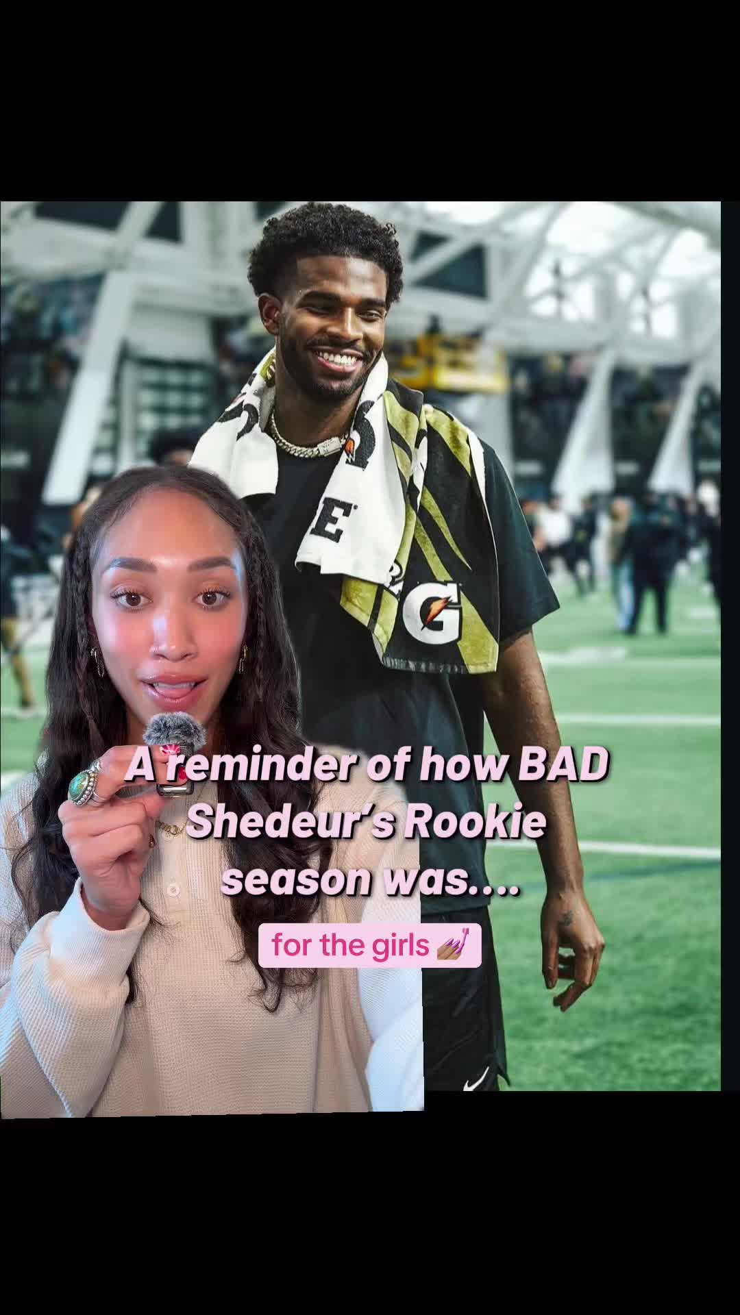 @mariahcrose — Ts was so ghetto lmaoooo #shedeursanders #nfl #clevelandbrowns #sports #forthegirls 