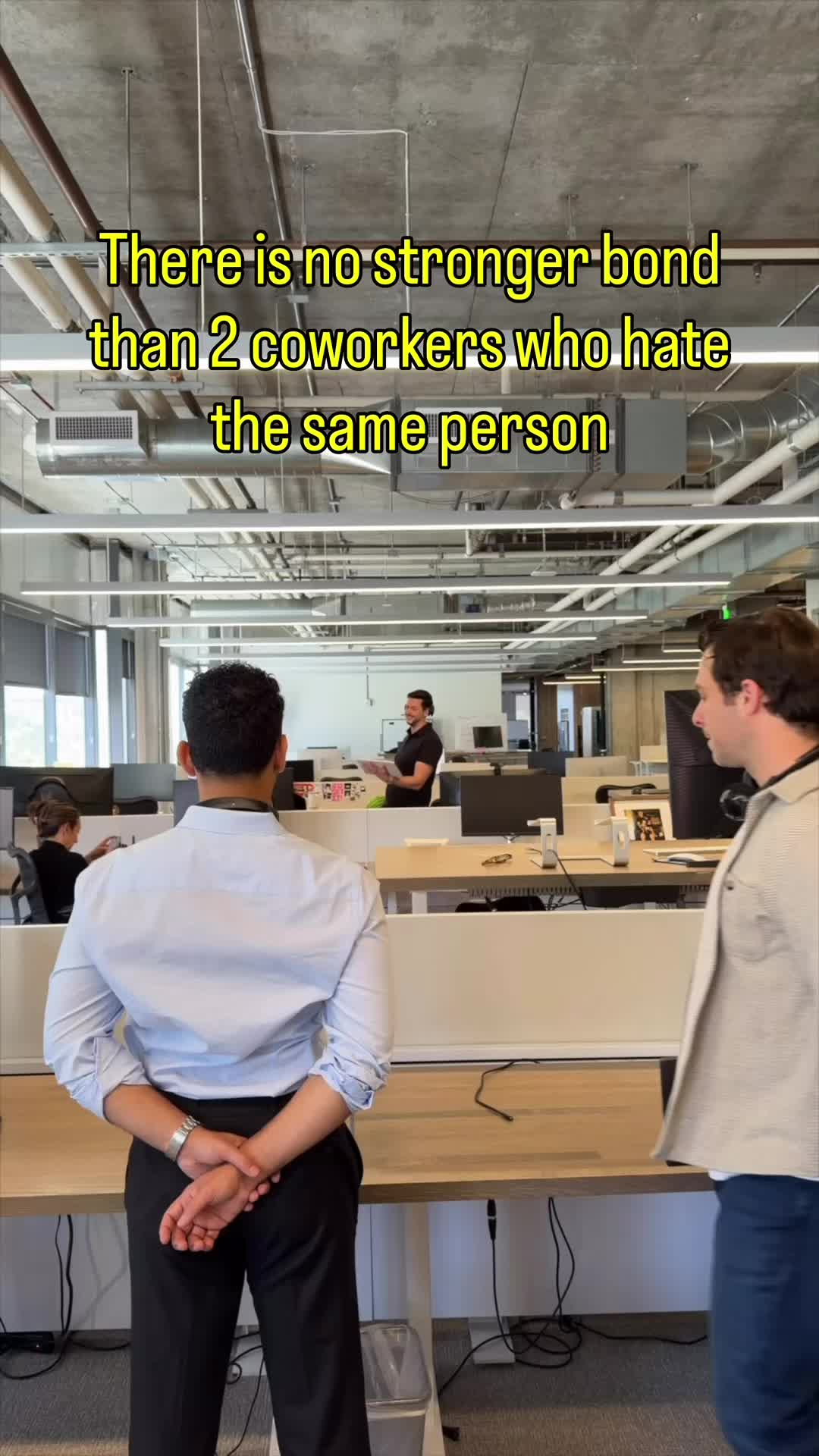@corporate.bro — (Yoda voice) Anger leads to hate. Hate leads to bonding with coworkers.