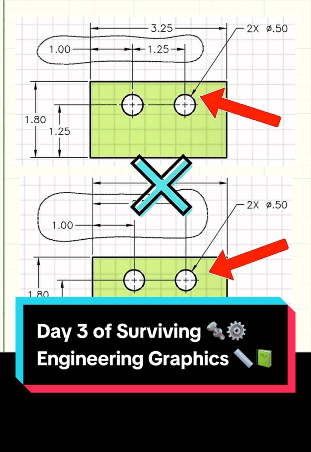@luna_vlab — Engineering drawings are less about making a part look properly labeled and more about communicating what actually matters when that part gets manufactured and assembled 🔩