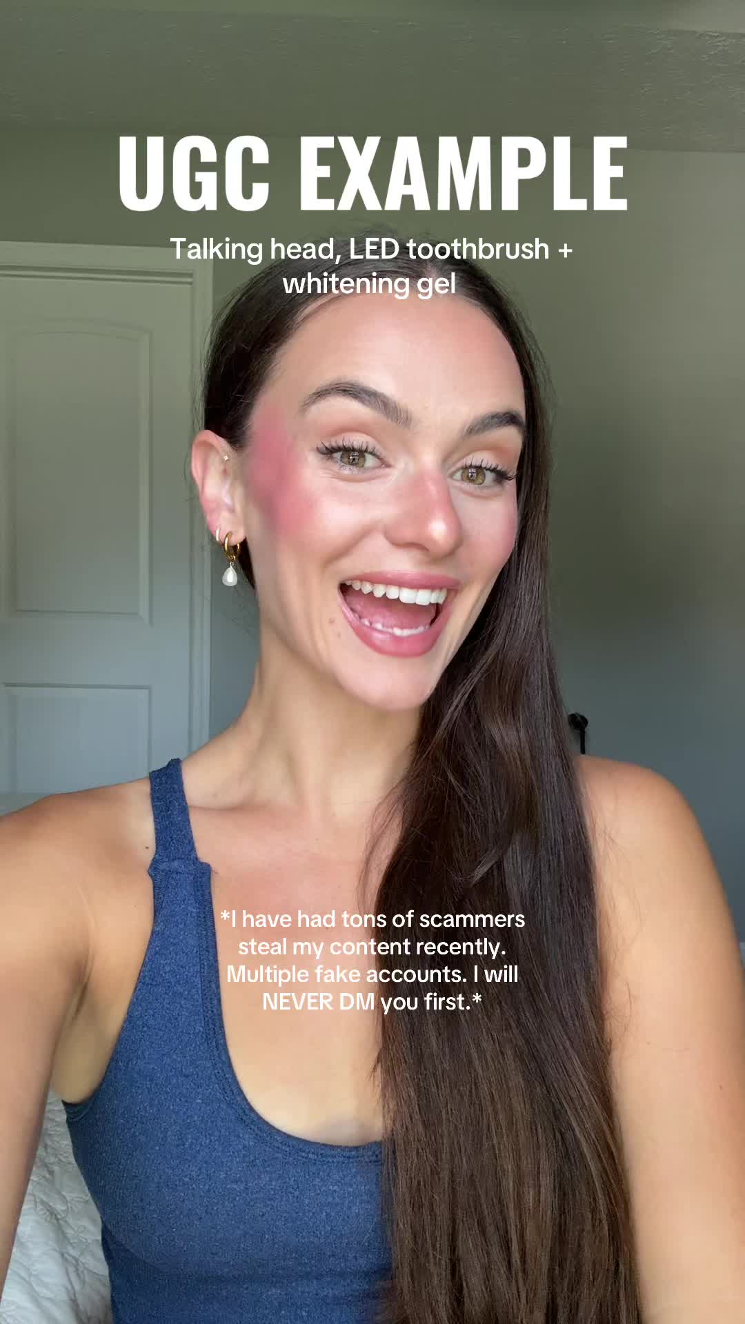 @sarahbanks.ugc — UGC example of an LED toothbrush and whitening gel! This was a straight talking head script read! #ugc #ugccontentcreator #ugcexample #ugccreator #ugccontent 