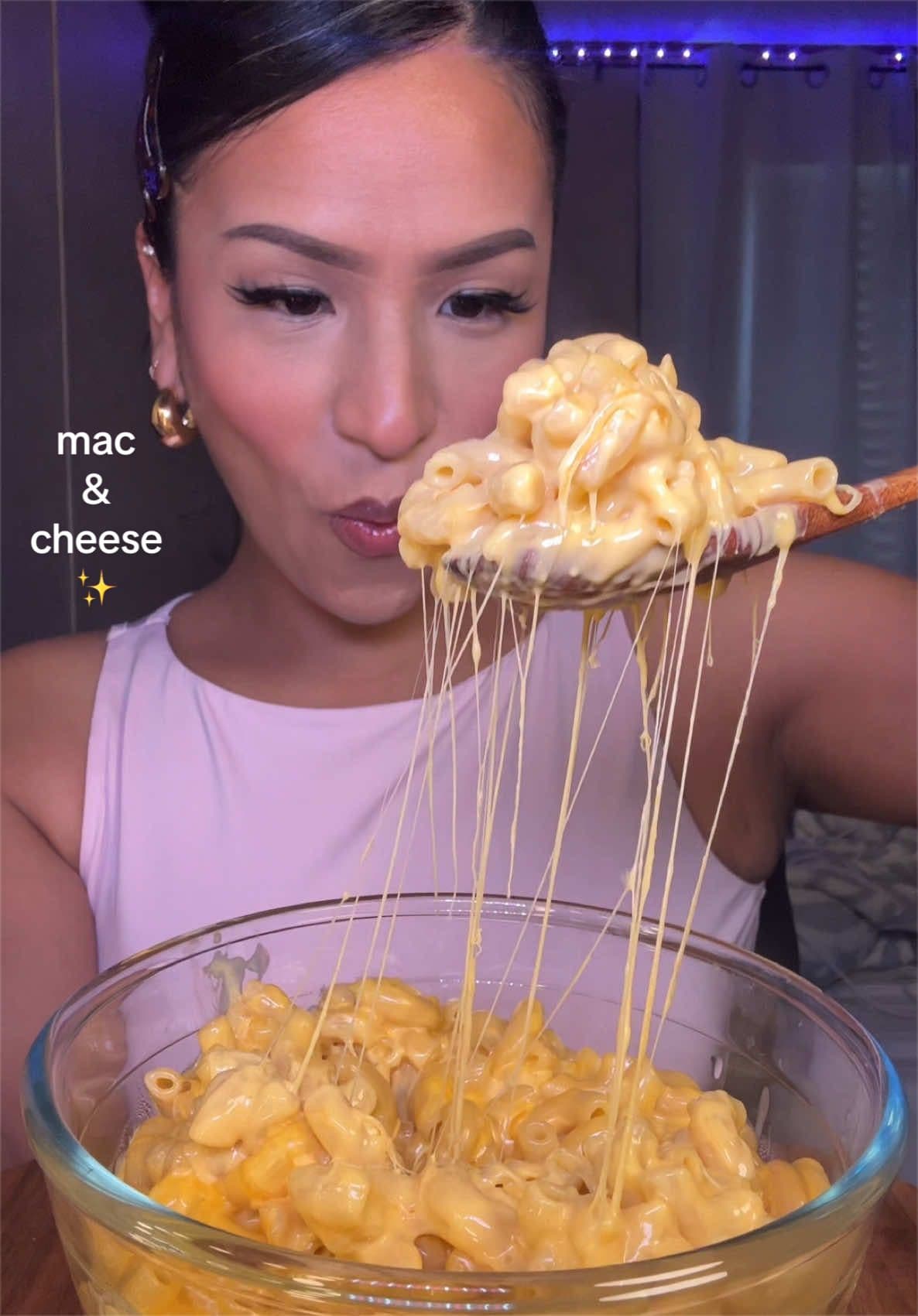 @ariel_yummy — Mac & cheese MUKBANG [watch til the end] 👀 #mukbang #mukbangvideo #mukbangasmr #eatingasmr #foodie 