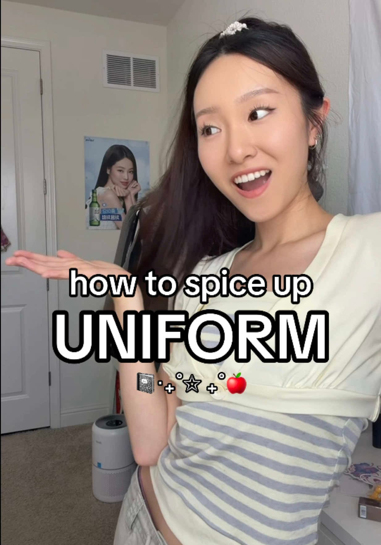 @alenayuann — HOW TO SPICE UP AND ELEVATE ANY SCHOOL OR WORK UNIFORM 🍎🍴😍 you are the fit #schooluniform #uniforms #outfitinspo #fashiontips #workoutfit 