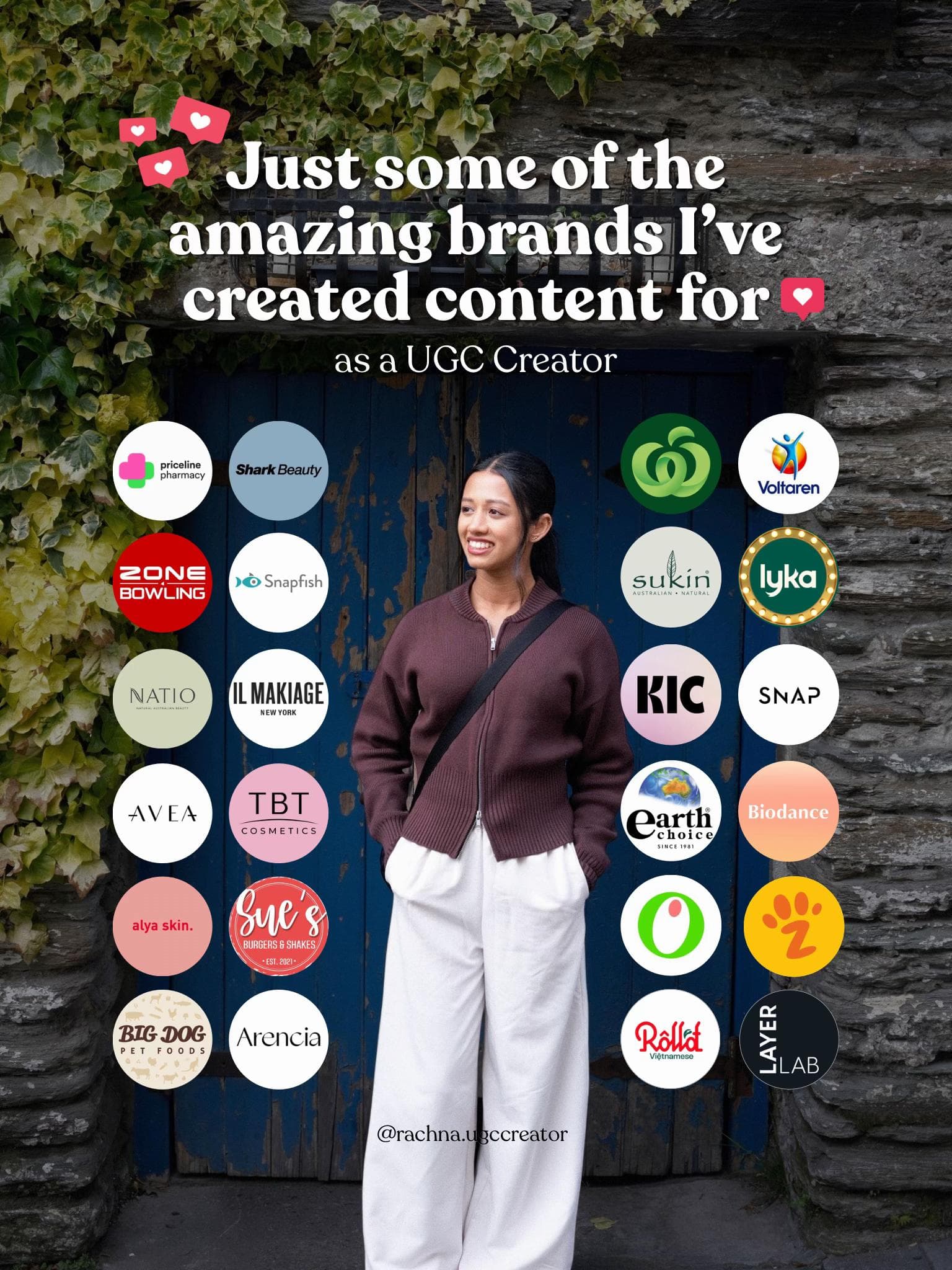 @rachna.ugccreator — It’s so cool seeing some of the brands I’ve had the opportunity to create for in the past 7 months all in one place. From brands I’ve loved for years to names I never imagined would land in my inbox, 