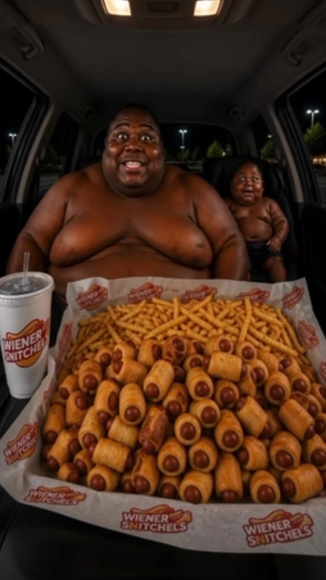 @supermonkeytickler — WIENER SNICHELS MUKBANG AI🌭🌭🌭 #ai #brainrot #funnyvideos #mukbang #aivideo W 10/10 HOTOGS AI MUKBANG WITH MY AI SON!❤️❤️❤️💯💯💯