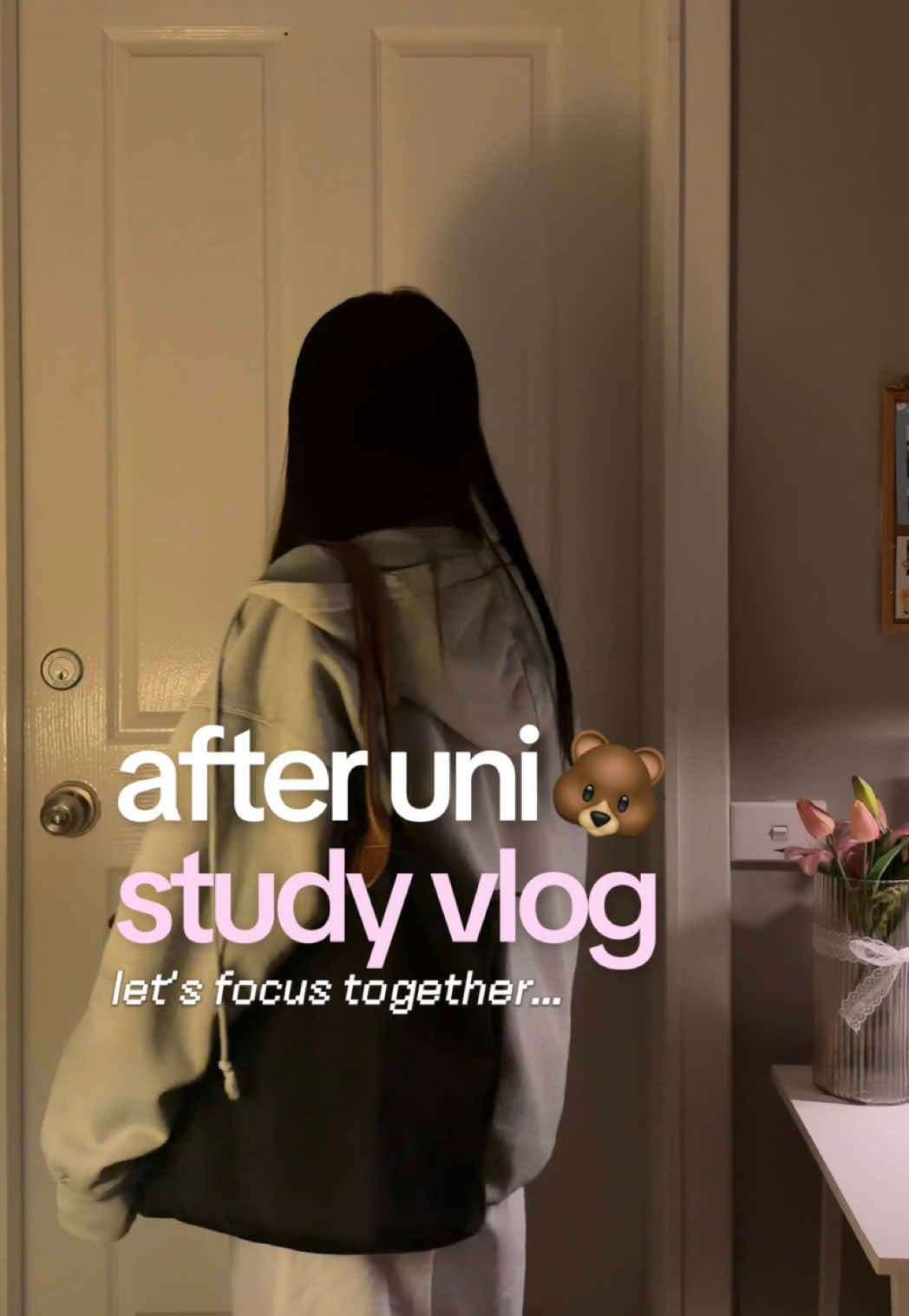 @24jianna — after uni vlog <3 🫶🏼 #studytok #productive #studywithme #unistudent  