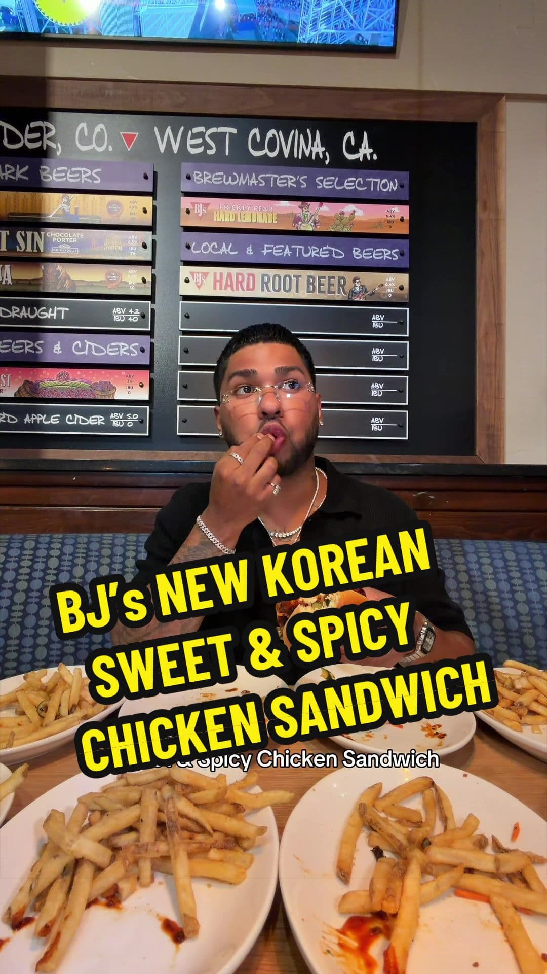@thenoemurillo — @bjsrestaurants New KOREAN SWEET & SPICY CHICKEN SANDWICH #bjsrestaurantspartner #bjs