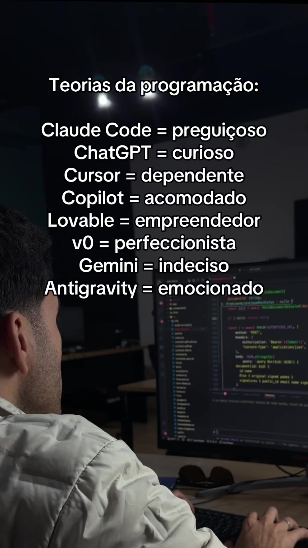 @oreidosites — #dev #ti #ia #meme #programacao 