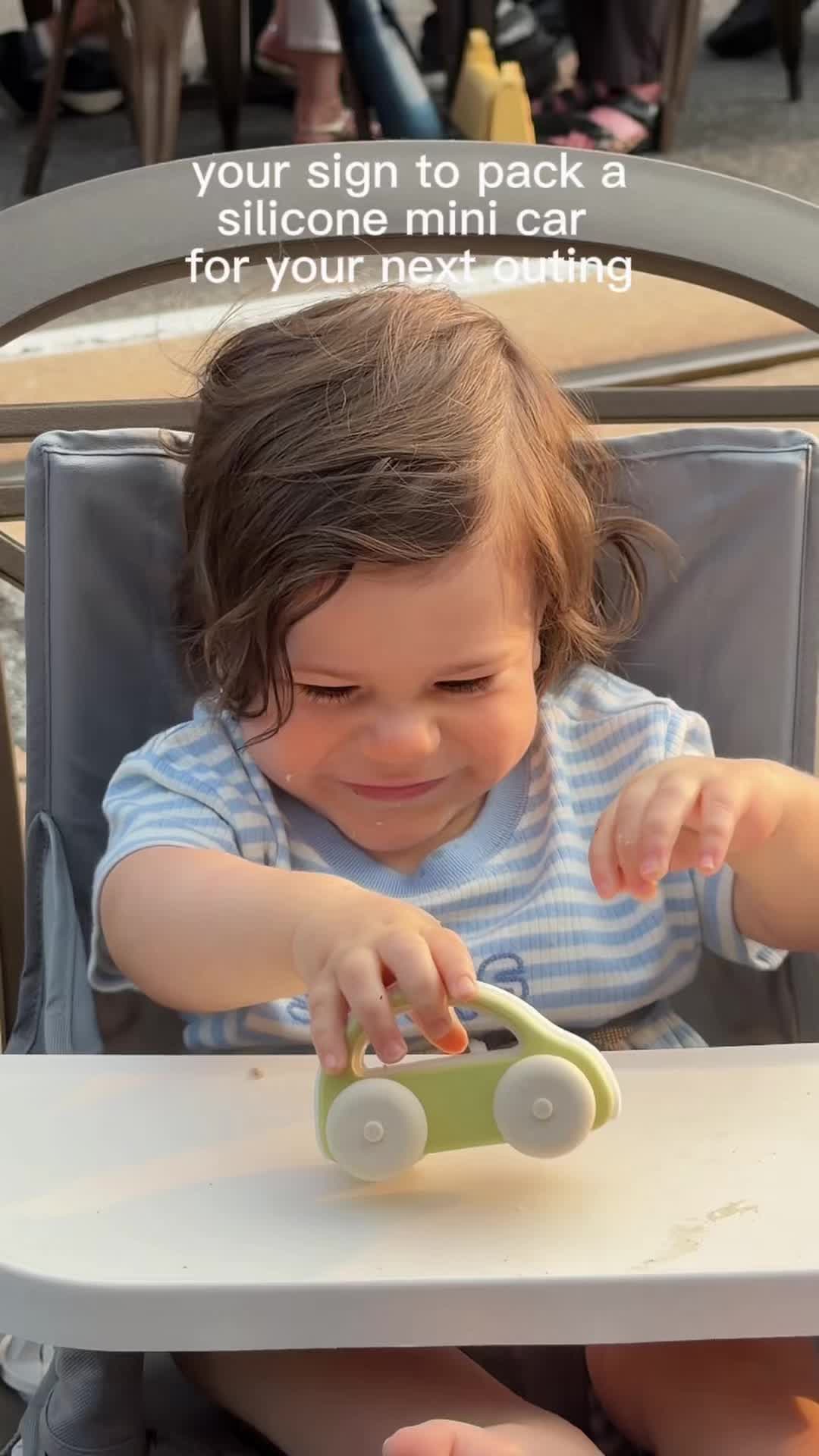 @becca_a_rodrigues — Safe to say these little cars have officially earned a permanent spot in our diaper bag 🚗🤍 Ky is obsessed!