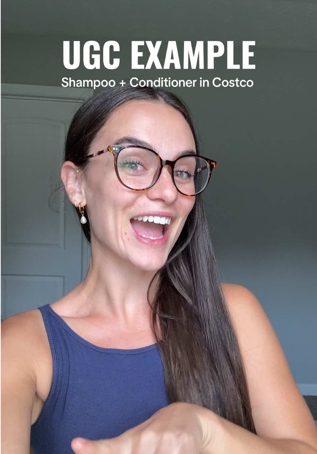 @sarahbanks.ugc — Here is a super fun UGC example I created for a shampoo and conditioner sold in Costco!! #ugc #ugcexample #ugccreator #ugccontentcreator #ugccontent 