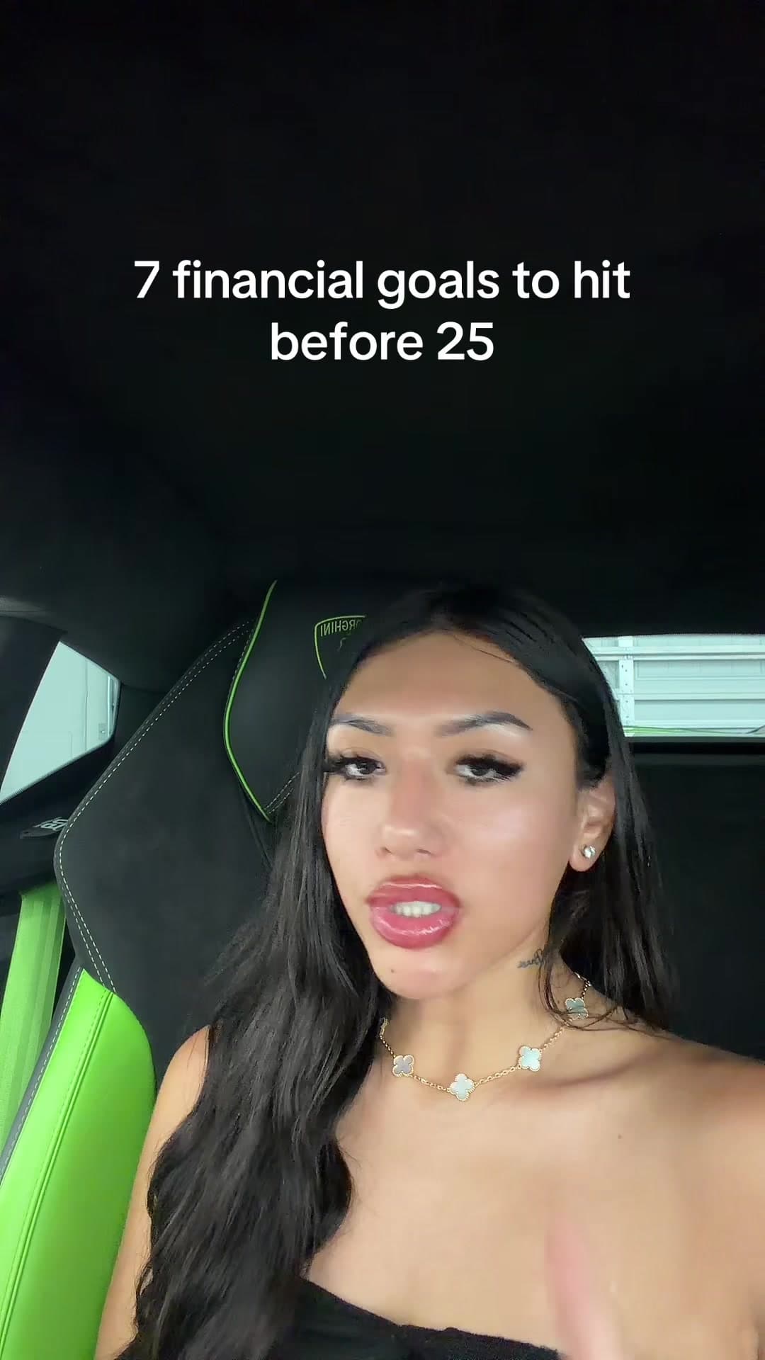 @theonlyscarlettee — Try your hardest to hit these goals before 25!! This is a good starter setup #success #wealth #motivation #mindset #finance 