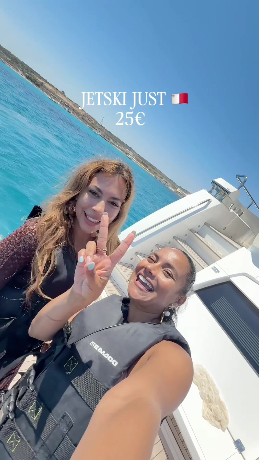 @dianacastellanos.dc — 🚨 JET SKI IN MALTA FOR ONLY €25 🇲🇹🌊 @WerugoApp - Malta 🇲🇹✈️ 