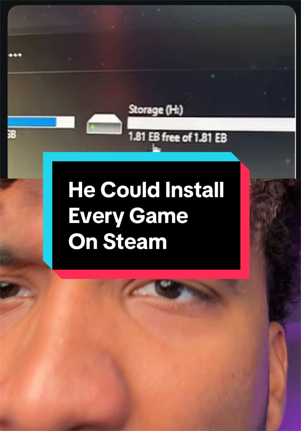 @carterpcs — How many games could you store on an EXABYTE of storage?? #carterpcs #tech #gaming #pcgaming 