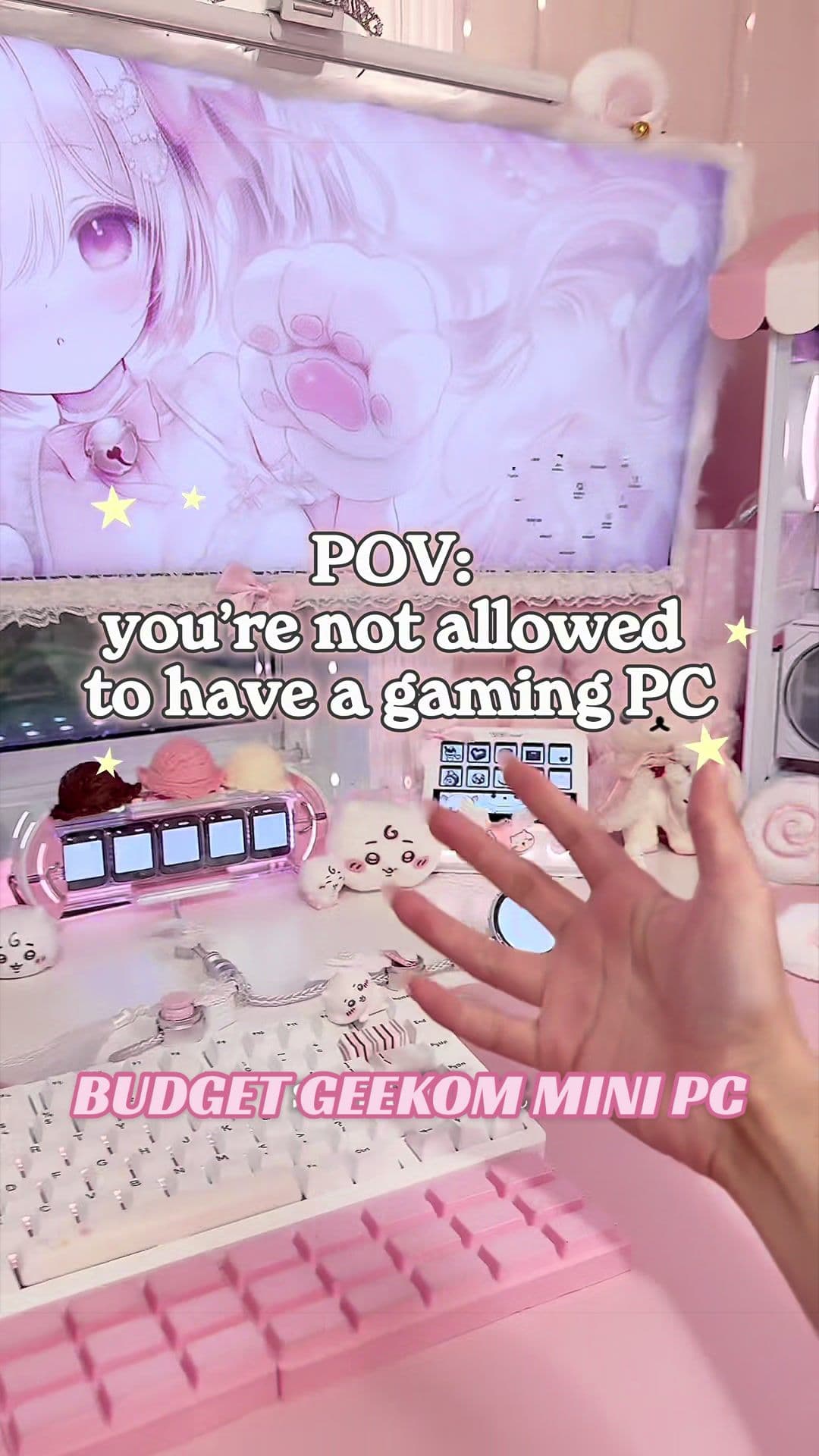 @berridulce — wait… you can actually have a full PC setup without a giant tower taking up your entire desk 😭
