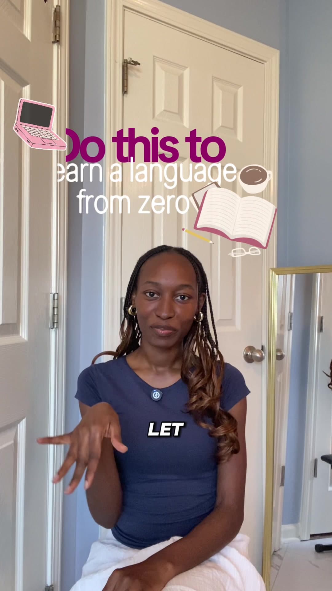 @graceandlanguages225 — The secret to start learning a language from ZERO, without starting with the rules and stuff: COMPREHENSIBLE INPUT 🔥. Have you ever tried it? Lmk in the comments!
