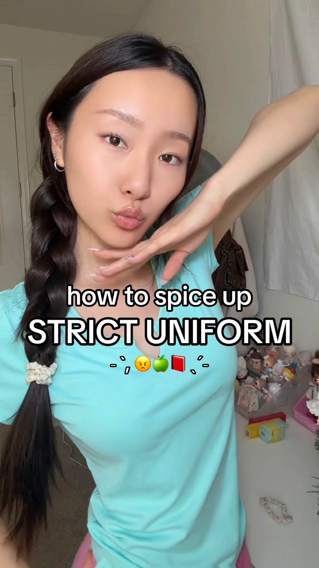 @alenayuann — how to spice up STRICT UNIFORM 🙏 hope this helps but honestly u are a baddie uniform or not remember that 😝 #uniform #strict #schooluniform #workuniform 
