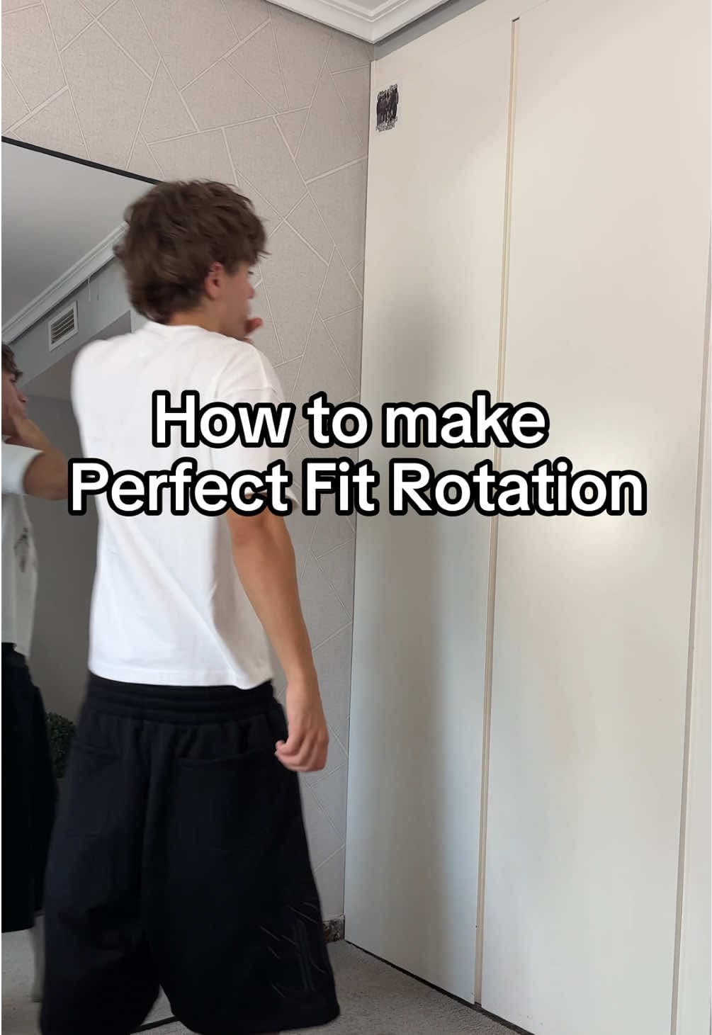 @paabloov_ — How to make the perfect fit rotation #streetwear #outfitinspo 