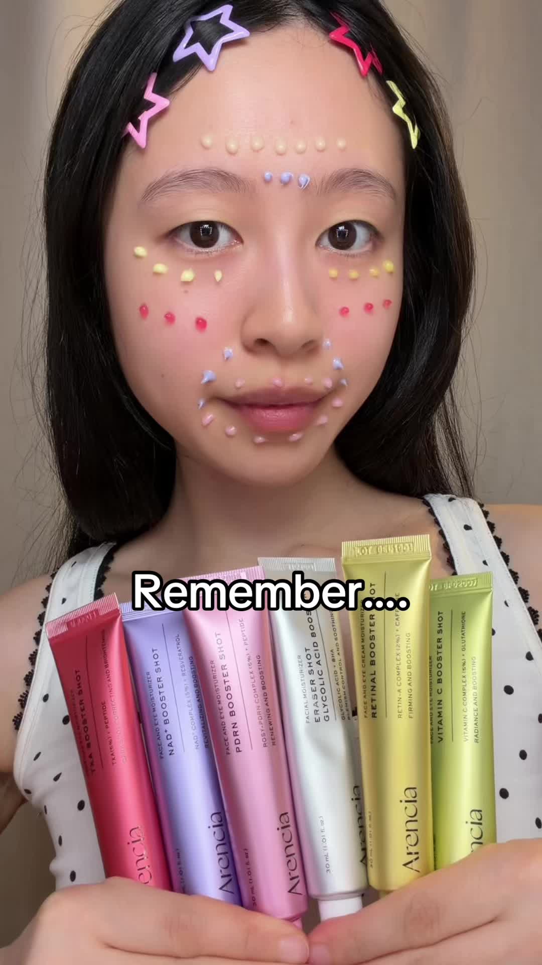 @milkydew — So many different ways to use @Arencia Booster Shots🌈
