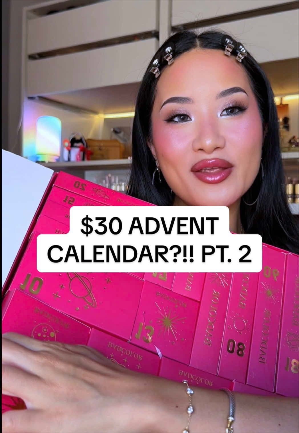 @demingai — pt. 2 $30 ADVENT CALENDAR today 🤣👀🧐 #makeup #adventcalendar #makeupreview #honestreview #affordablemakeup 