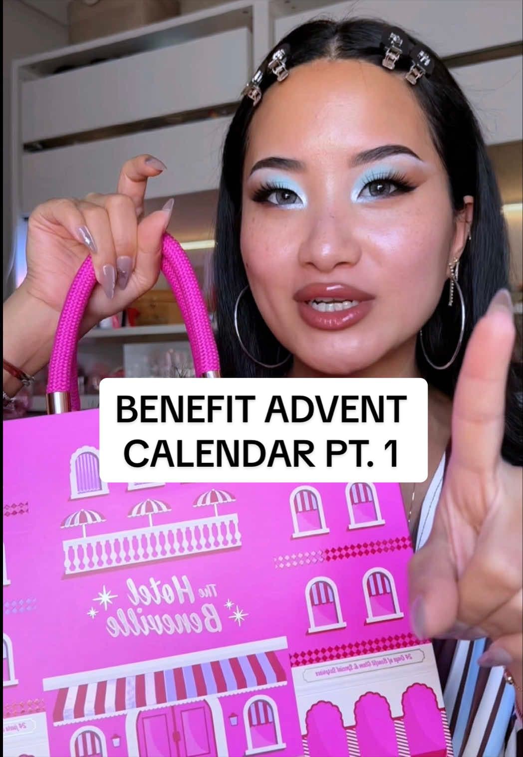 @demingai — 2026 BENEFIT ADVENT CALENDAR 🤠💀😃 #makeup #makeupreview #adventcalendar #honestreview 