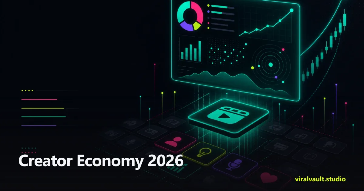 The Creator Economy in 2026: Trends, Tools, and What Works · ViralVault
